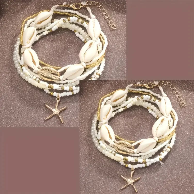 Conjunto de Tornozeleiras Alma do Oceano