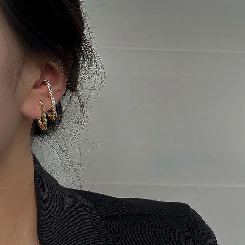 Brinco Irregular com Zircônia