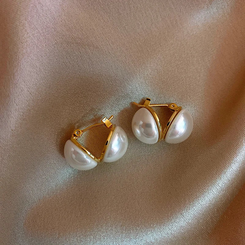 Brinco Pérolas Dupla