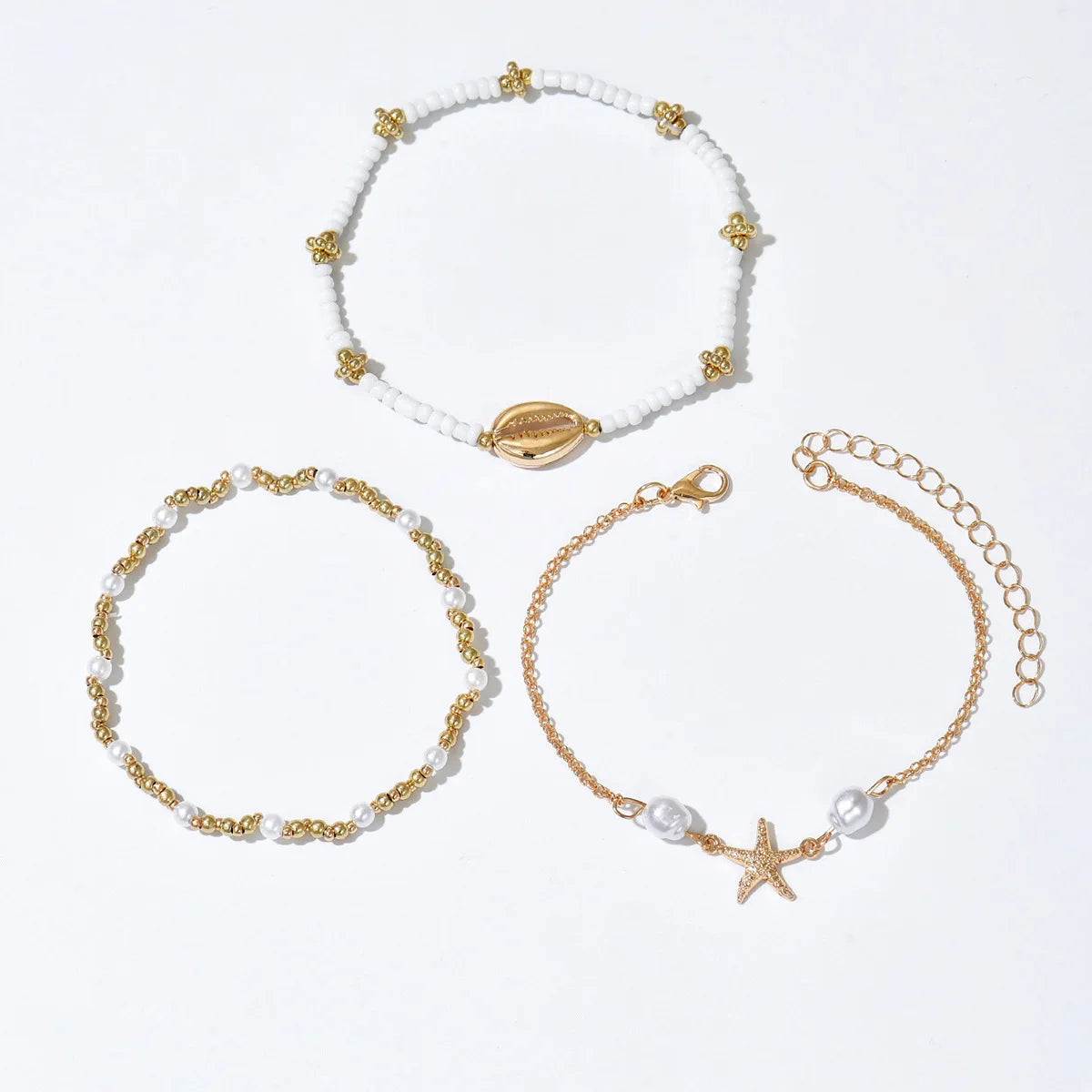 Conjunto de Tornozeleiras Encanto da Areia