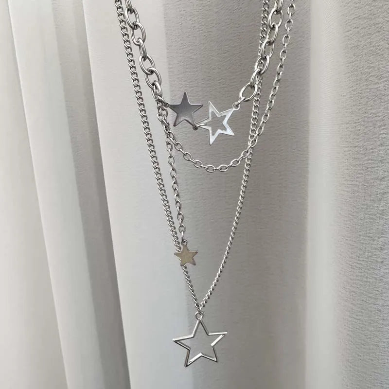 Conjunto de Colares Universo Prateado