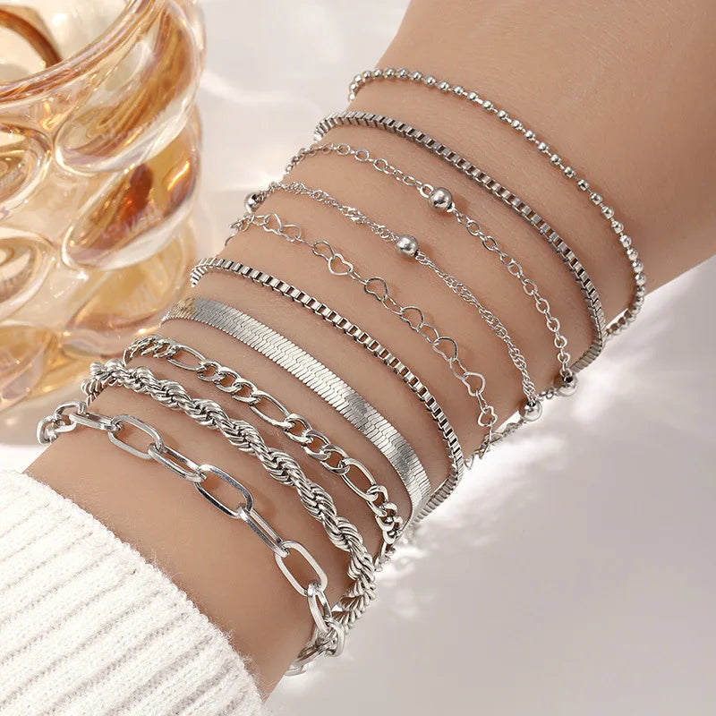 Conjunto de Pulseiras Aura Gold