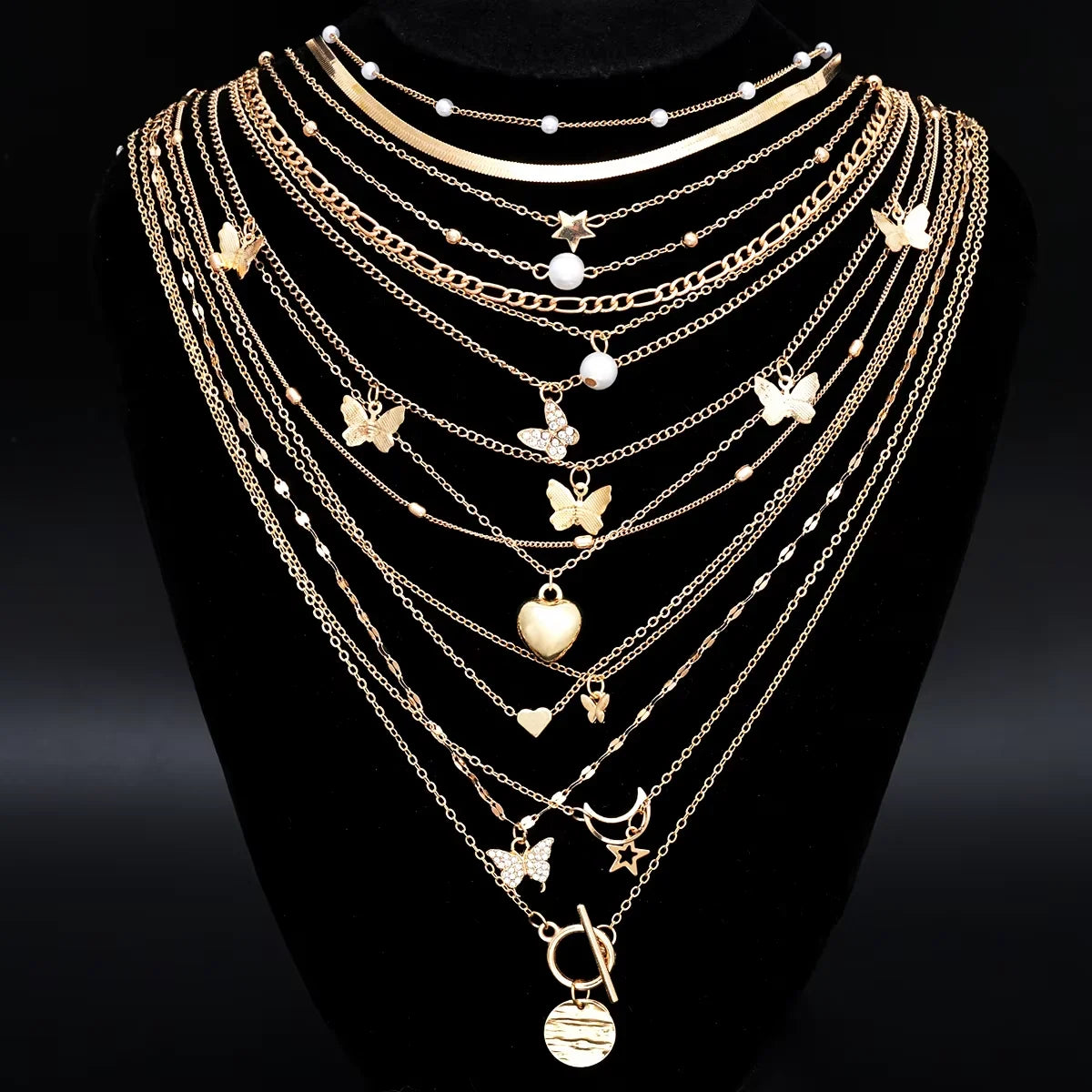 Conjunto de Colares Encanto em Camadas