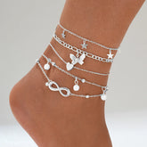 Conjunto de Tornozeleiras Encanto Infinito