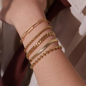 Conjunto de Pulseiras Essence Gold