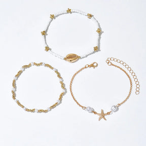 Conjunto de Tornozeleiras Encanto da Areia