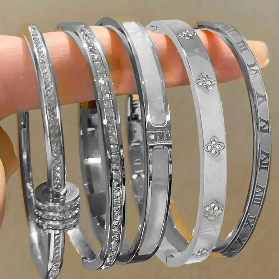 Conjunto de Pulseiras Lumière Dourada